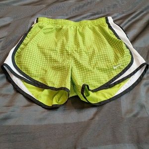Small Green Checkered Nike Shorts